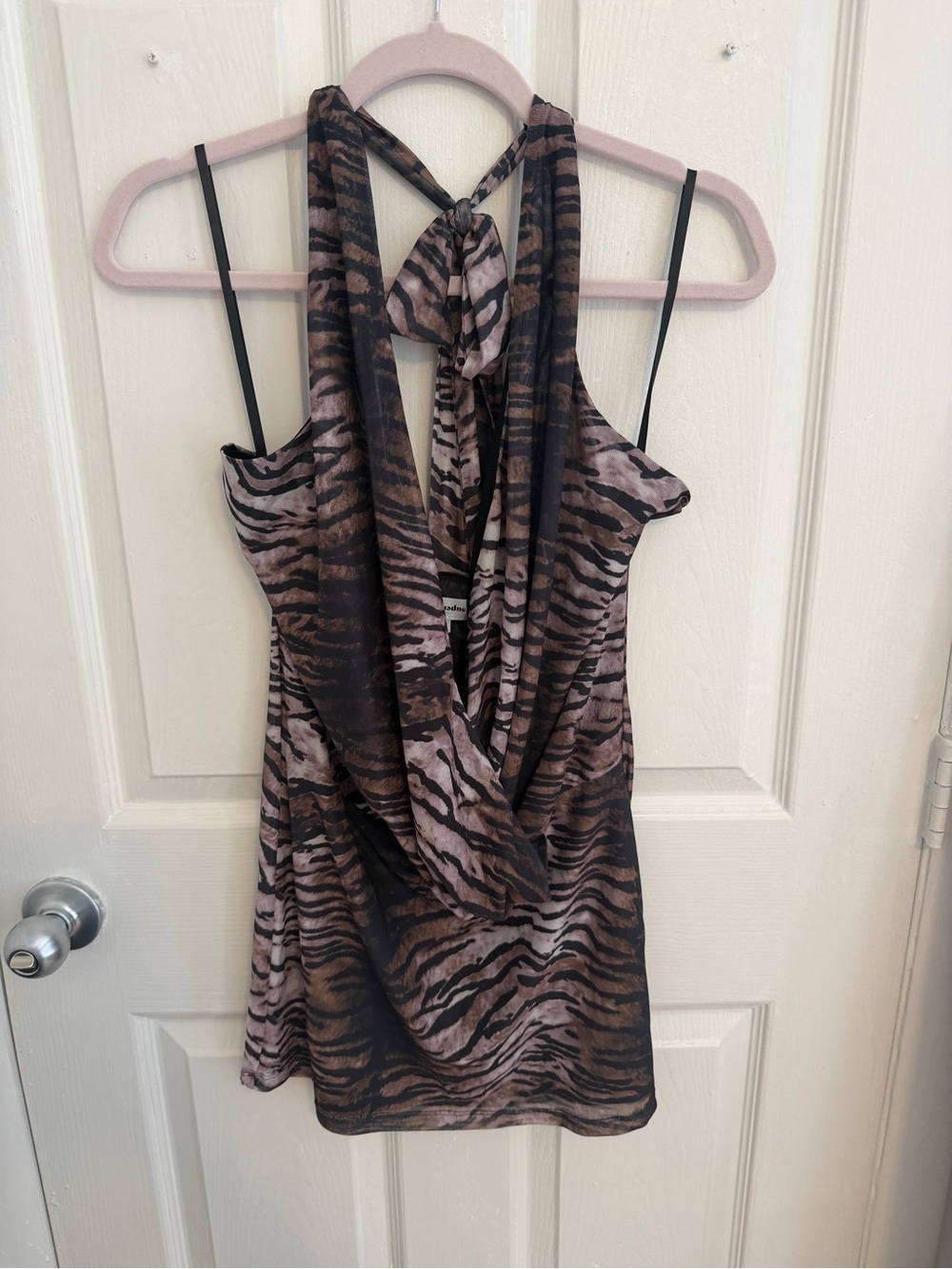 Revolve superdown Kamrin Mini Dress in Brown Animal
